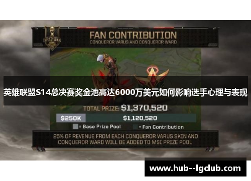 英雄联盟S14总决赛奖金池高达6000万美元如何影响选手心理与表现